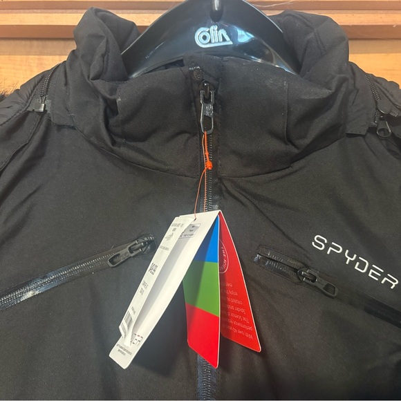 Spyder Black Ski Jacket Women size XL new with tags! - Picture 7 of 13